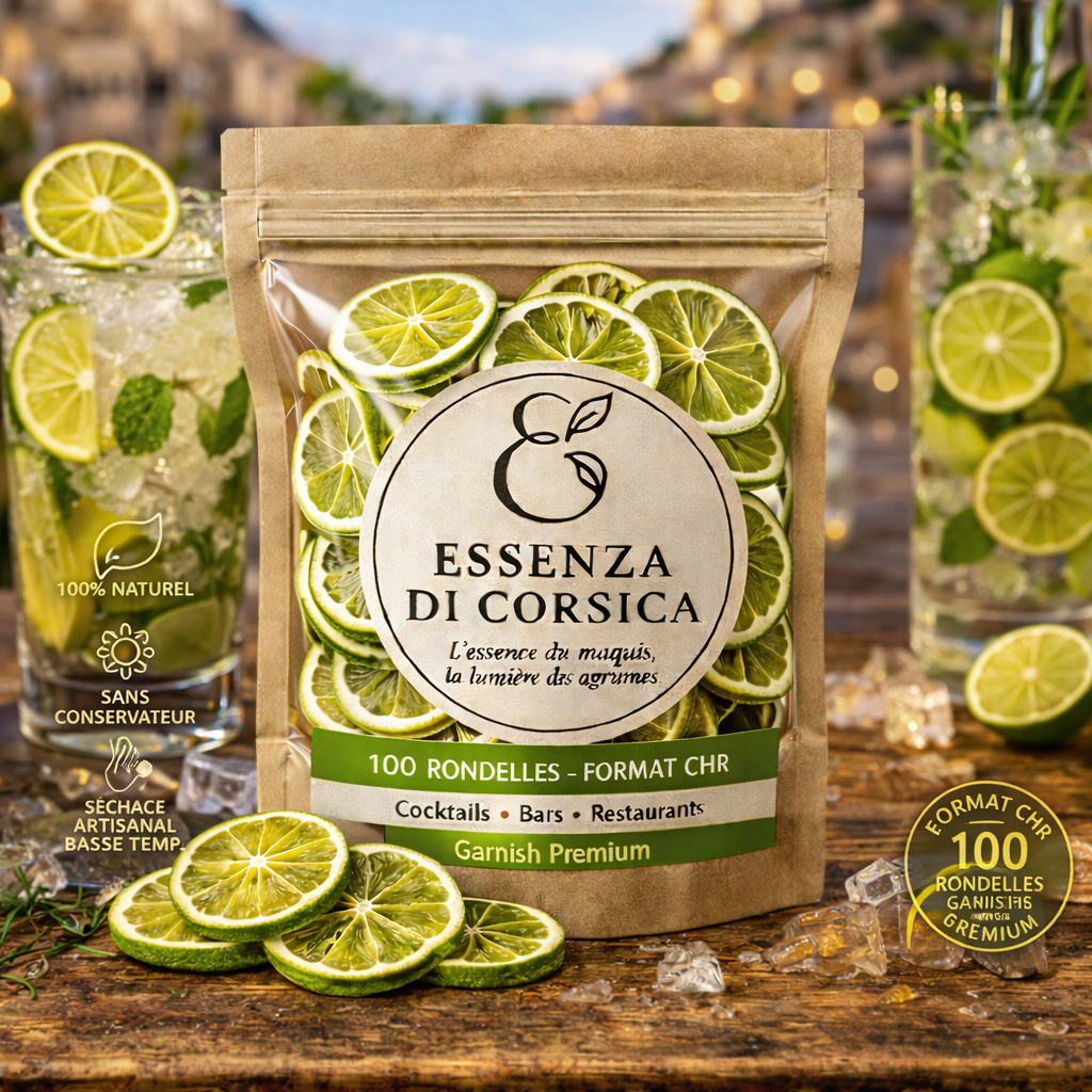 Rondelles de citron vert – 100 pièces (Format CHR)