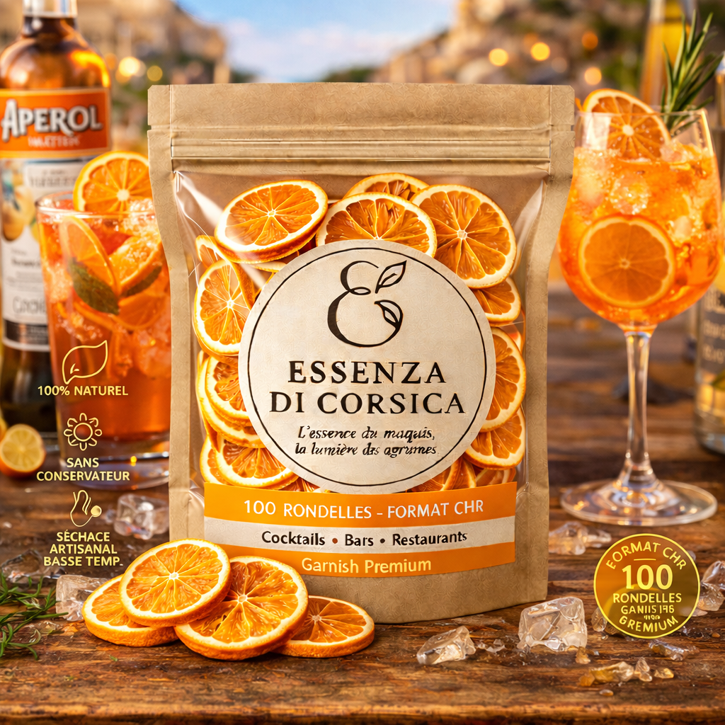 Rondelles d’Orange Séchée – 100 pièces (Format CHR)