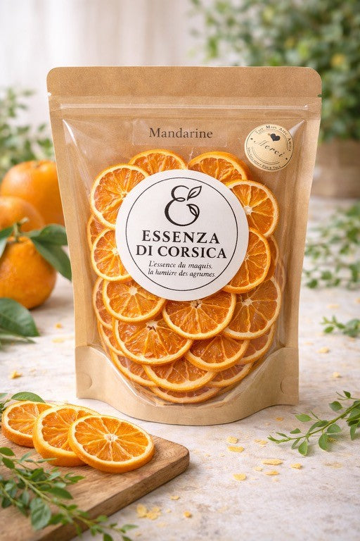 Mandarine Séchée Artisanale | Rondelles Corse |  Essenza di Corsica 40 grammes