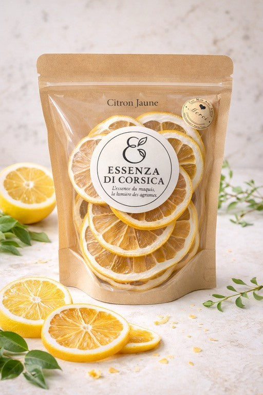Citron Séché Rondelles Artisanales | Essenza di Corsica 40 grammes