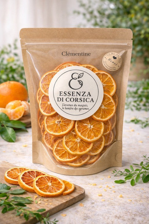 Clémentine Séchée Premium – Rondelles Corses | Essenza di Corsica 40 grammes