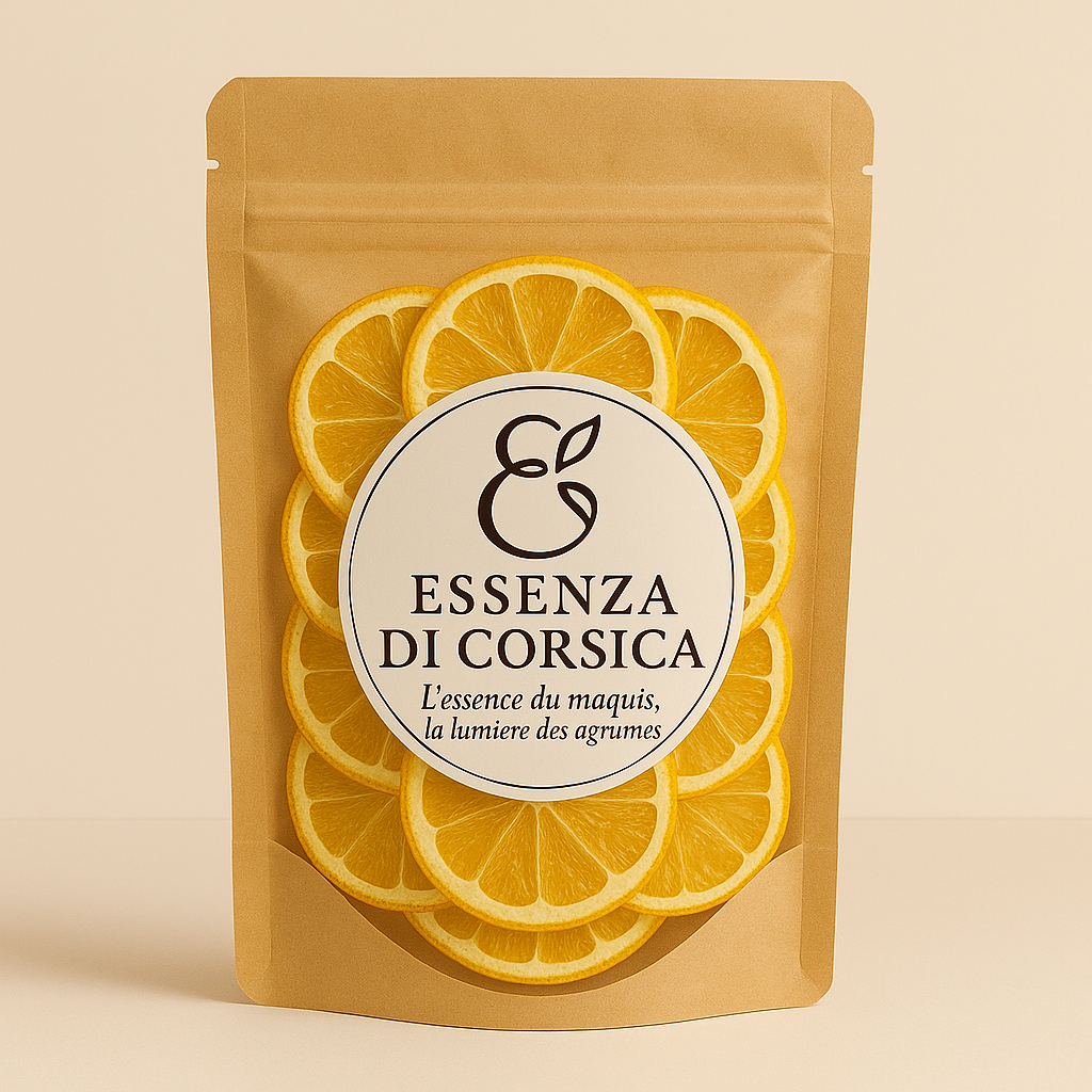 Rondelles de Citron Corse Déshydraté – Premium - 40gr