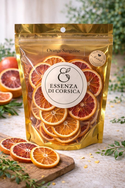 Orange Sanguine Séchée – Rondelles Premium Cocktail | Essenza di Corsica 40 grammes